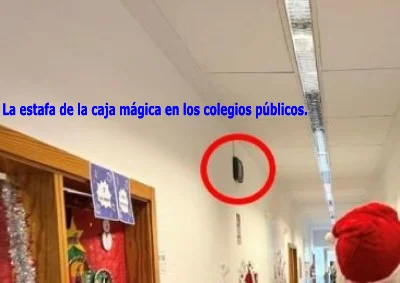 Estafa de la electroósmosis inalámbrica en un colegio público