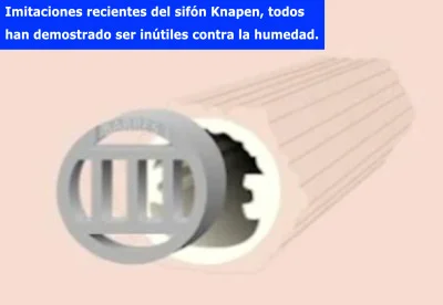 Foto exterior de la tapa del fraude del higroconvector pseudo-osmótico