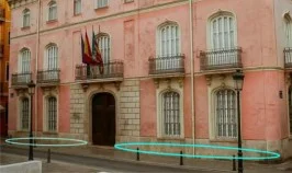 Foto del fraude de los higroconvectores en edificio público patrimonial de Valencia
